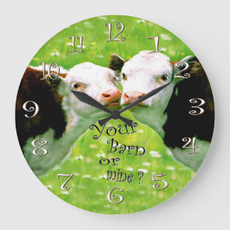 Grande Horloge Ronde Cow clock