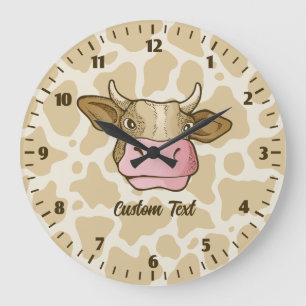 Grande Horloge Ronde Cow Head Large Clock