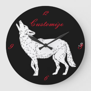 Grande Horloge Ronde Coyote Howling Thunder_Cove