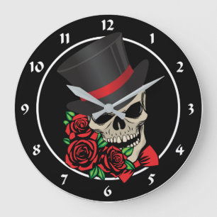 Grande Horloge Ronde Crâne de gentilhomme