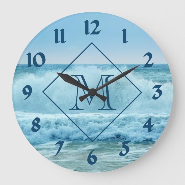 Grande Horloge Ronde Crashing on Beach (Recto)