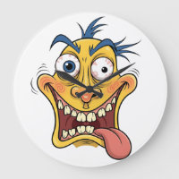 Crazy Cartoon Face - Drôle Wacky Expression Design