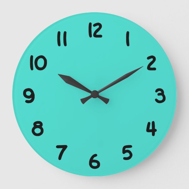 Grande Horloge Ronde Create Your Own Black Numbers (Recto)