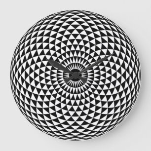 Grande Horloge Ronde Creative Hypnotic Clock for Your Home