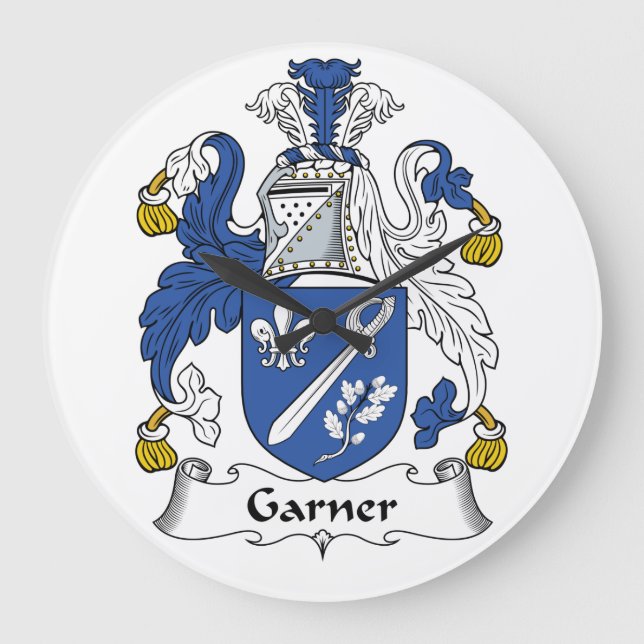 Grande Horloge Ronde Crest de Garner (Recto)
