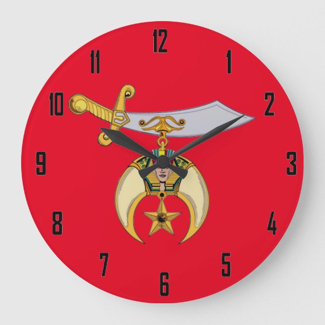 GRANDE HORLOGE RONDE CROISSANTS (Recto)