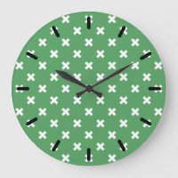 Croix blanche sur le vert