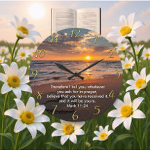 Croix de foi chrétienne avec Mark 11:24