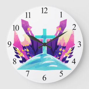 Grande Horloge Ronde Croix de Pâques