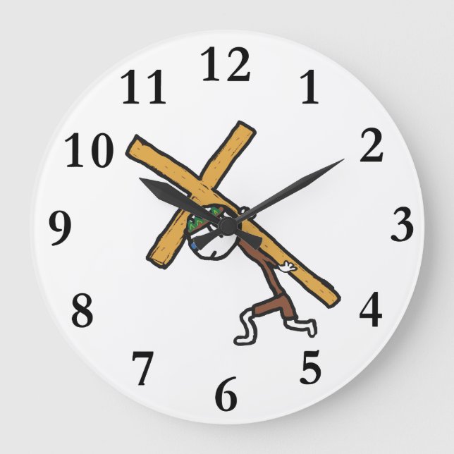 Grande Horloge Ronde Crucifix (Recto)