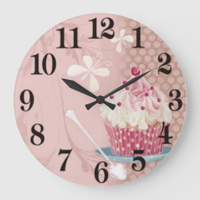 Grande Horloge Ronde Cup cake (Recto)