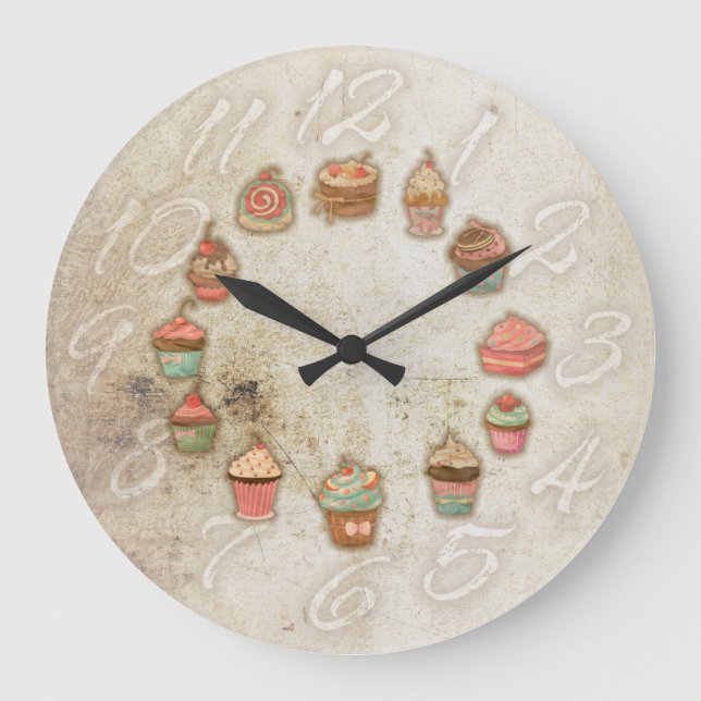 Grande Horloge Ronde CupCakes (Recto)