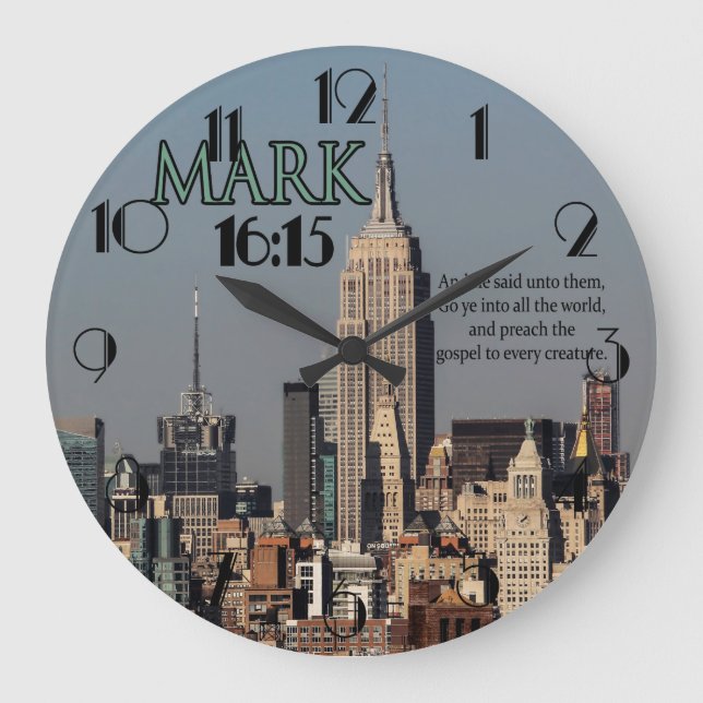 GRANDE HORLOGE RONDE CUSTOM CHRISTIAN BIBLE (Recto)
