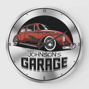 Grande Horloge Ronde Custom NAME Vintage Air-Cooled