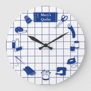 Grande Horloge Ronde Customiser le temps de surface composée Étiquette