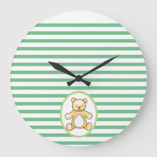 Grande Horloge Ronde Cute vintage teddy bear