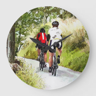 GRANDE HORLOGE RONDE CYCLISME