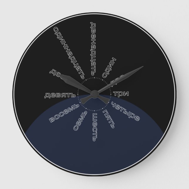 Grande Horloge Ronde Cyrillic (Recto)