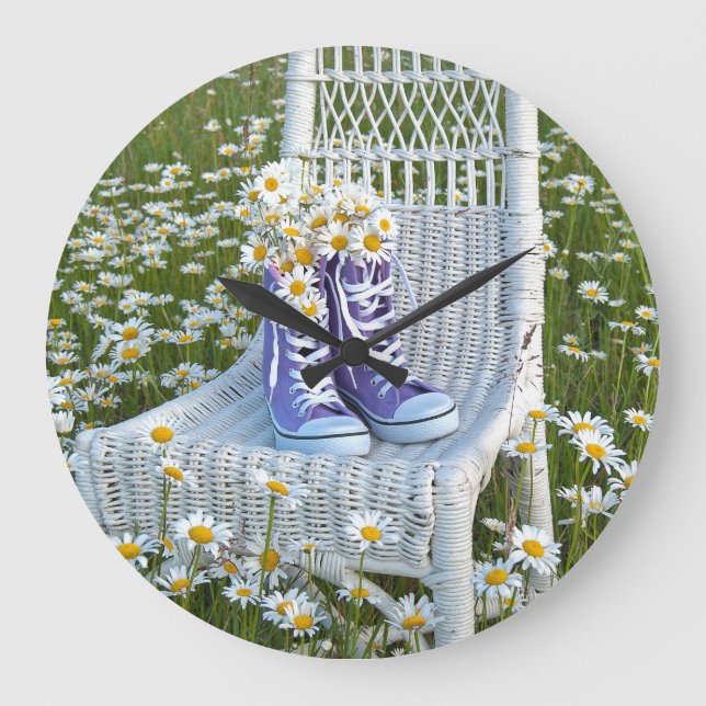 Grande Horloge Ronde daisy bouquet (Recto)