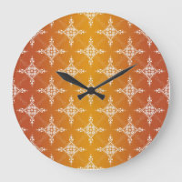Damassé Or Jaune et Orange Illuminé