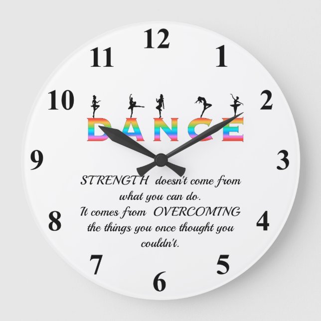 Grande Horloge Ronde Danse, multicolore (Recto)
