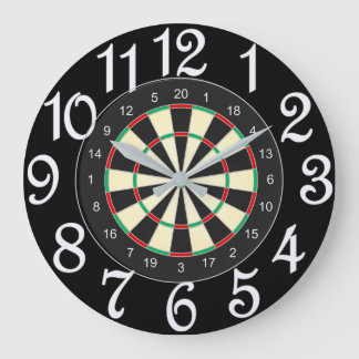 Grande Horloge Ronde Darts Anyone