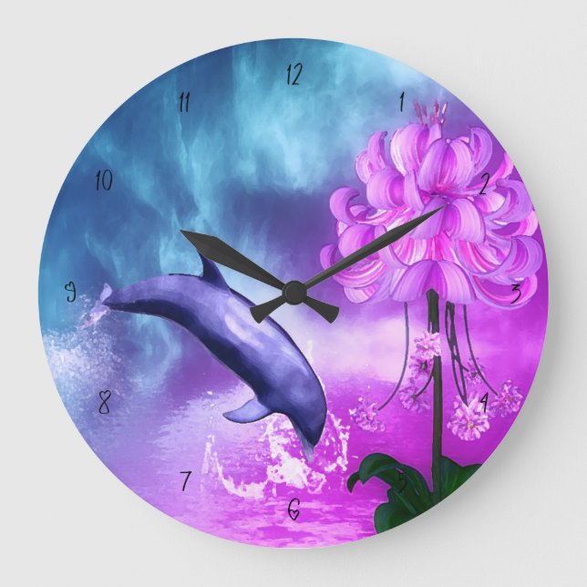Grande Horloge Ronde Dauphin d'Imaginaire (Recto)