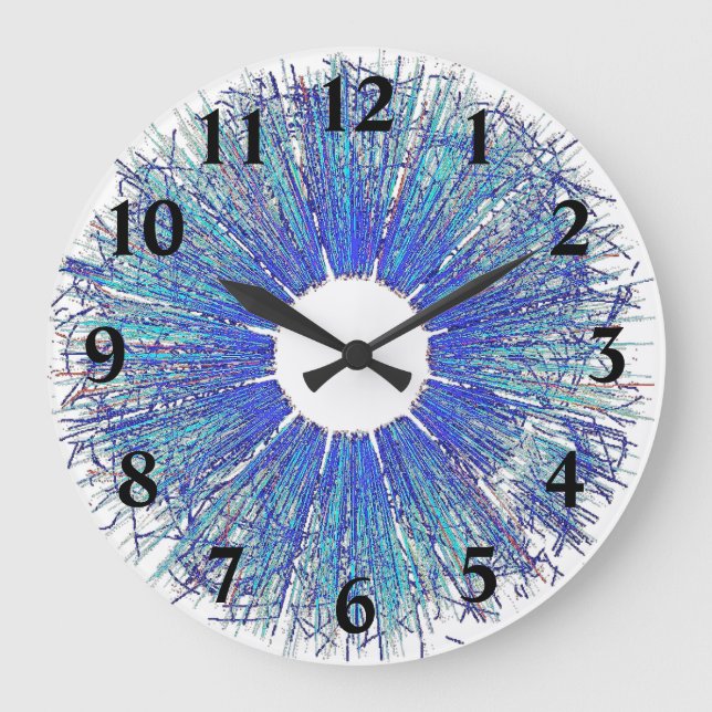 Grande Horloge Ronde Débris de plasma (Recto)