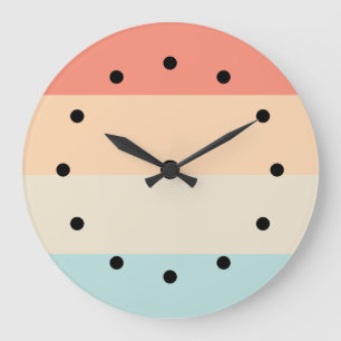 Grande Horloge Ronde Décoration Motif de la cuisine par le designer Ho