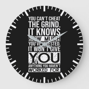 Grande Horloge Ronde Derrière Tout Homme Réussi Est Une Femme Dit Que J