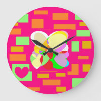 Design de coeurs heureux en pastels et carré