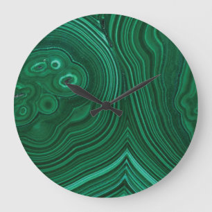 Grande Horloge Ronde Design de pierre naturelle en pierre de taille ver