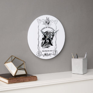 Grande Horloge Ronde Dessin céleste Intuition Poissons