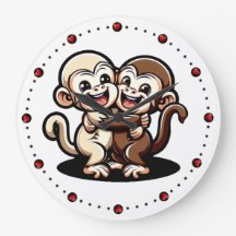 Deux singes capucins s'embrassent cordialement du