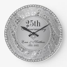 Diamants & Argent 25e Anniversaire de Mariage