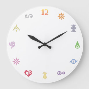 Grande Horloge Ronde Digimon : Digidestined Crests l'horloge