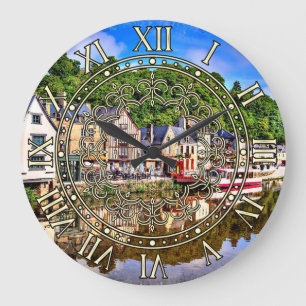 Grande Horloge Ronde Dinan, Côtes-d'Armor, Bretagne. France. Grand Clo
