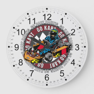 Grande Horloge Ronde Disparaissent l'emballage de kart