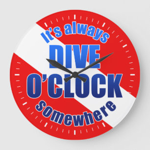 Grande Horloge Ronde Dive O'Clock