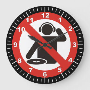 GRANDE HORLOGE RONDE DJ