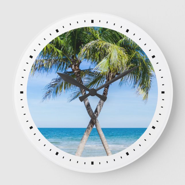 Grande Horloge Ronde do-it-yourself Modèle photo circulaire personnalis (Recto)
