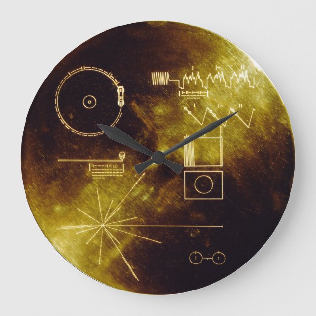 Grande Horloge Ronde Dossier d'or du Voyager (Recto)