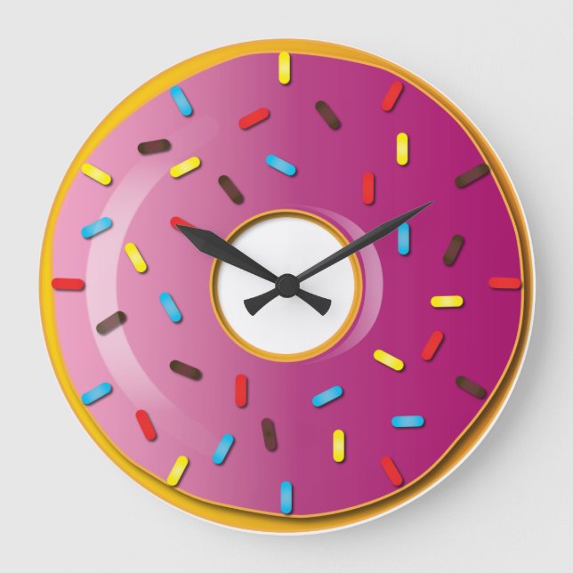 Grande Horloge Ronde Doughnut Strawberry (Recto)