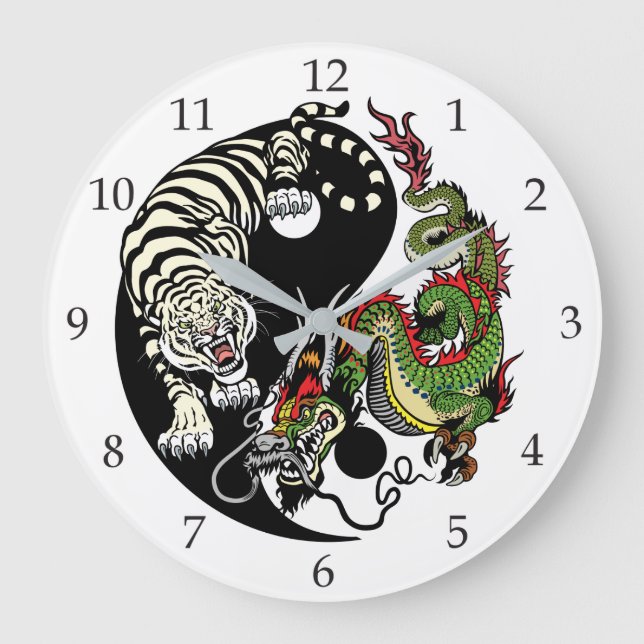 Grande Horloge Ronde dragon and tiger yin yang (Recto)