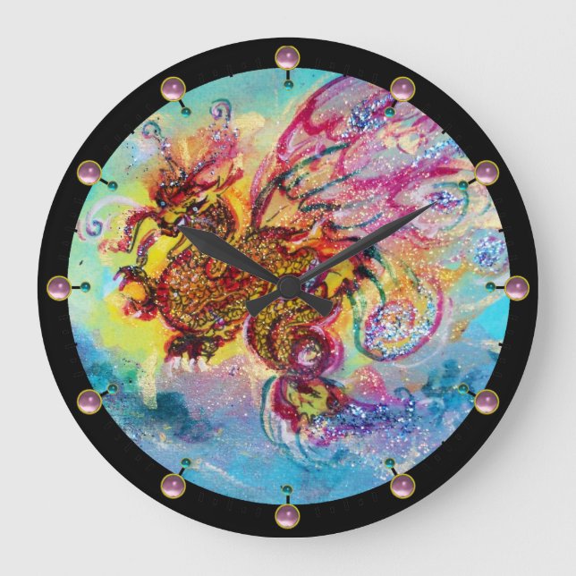 GRANDE HORLOGE RONDE DRAGON DE MER (Recto)