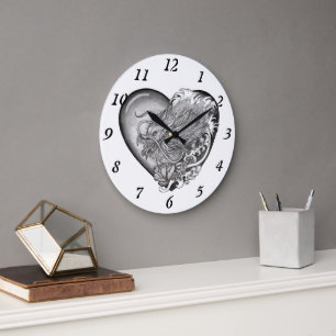 Grande Horloge Ronde Dragon Heart
