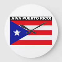 Drapeau de Porto Rico VIVA IMAGE FONTS BLANCS