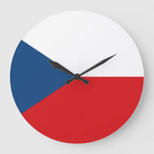 Grande Horloge Ronde Drapeau République tchèque