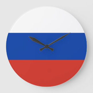 Grande Horloge Ronde Drapeau russe