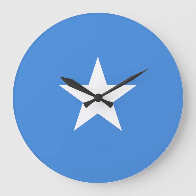 Grande Horloge Ronde Drapeau somalien (Recto)